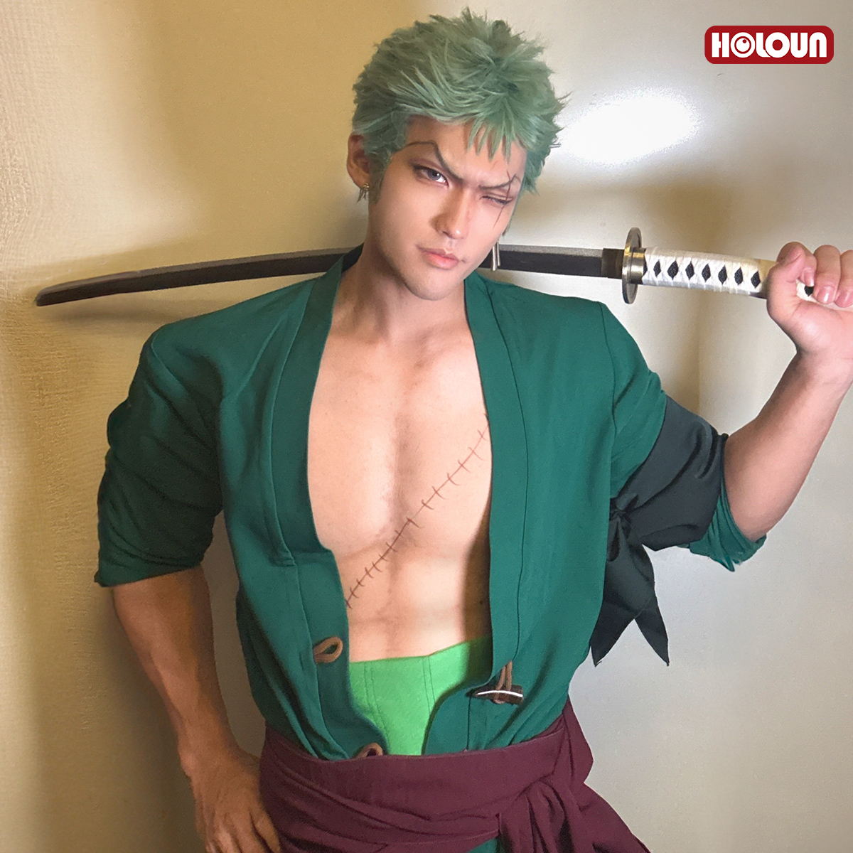 HOLOUN ONE Anime Roronoa Zoro  - Convention Cosplay Anime reseña y precio